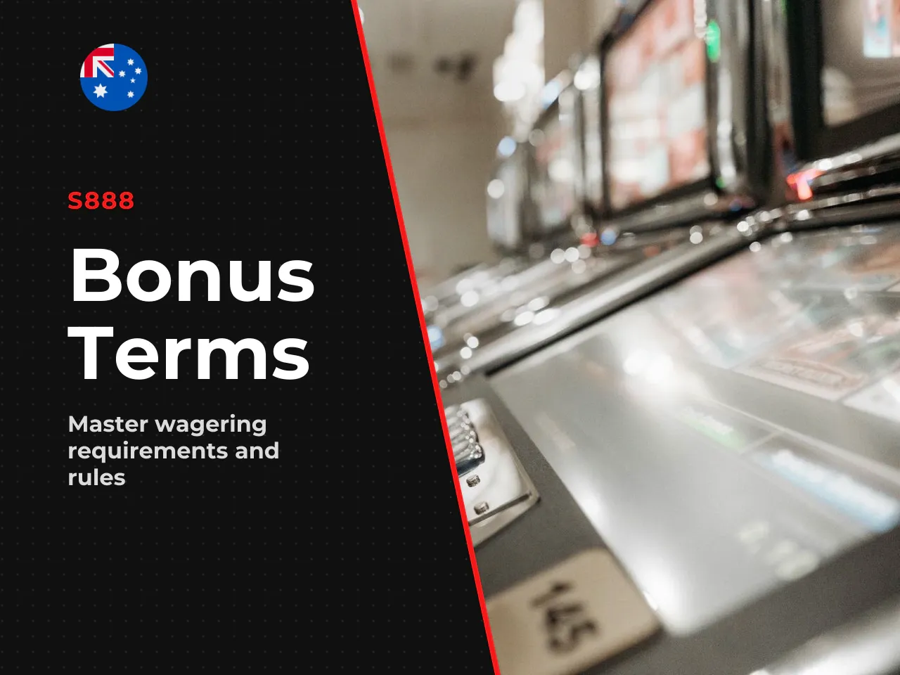 Bonus terms, wagering and payments for