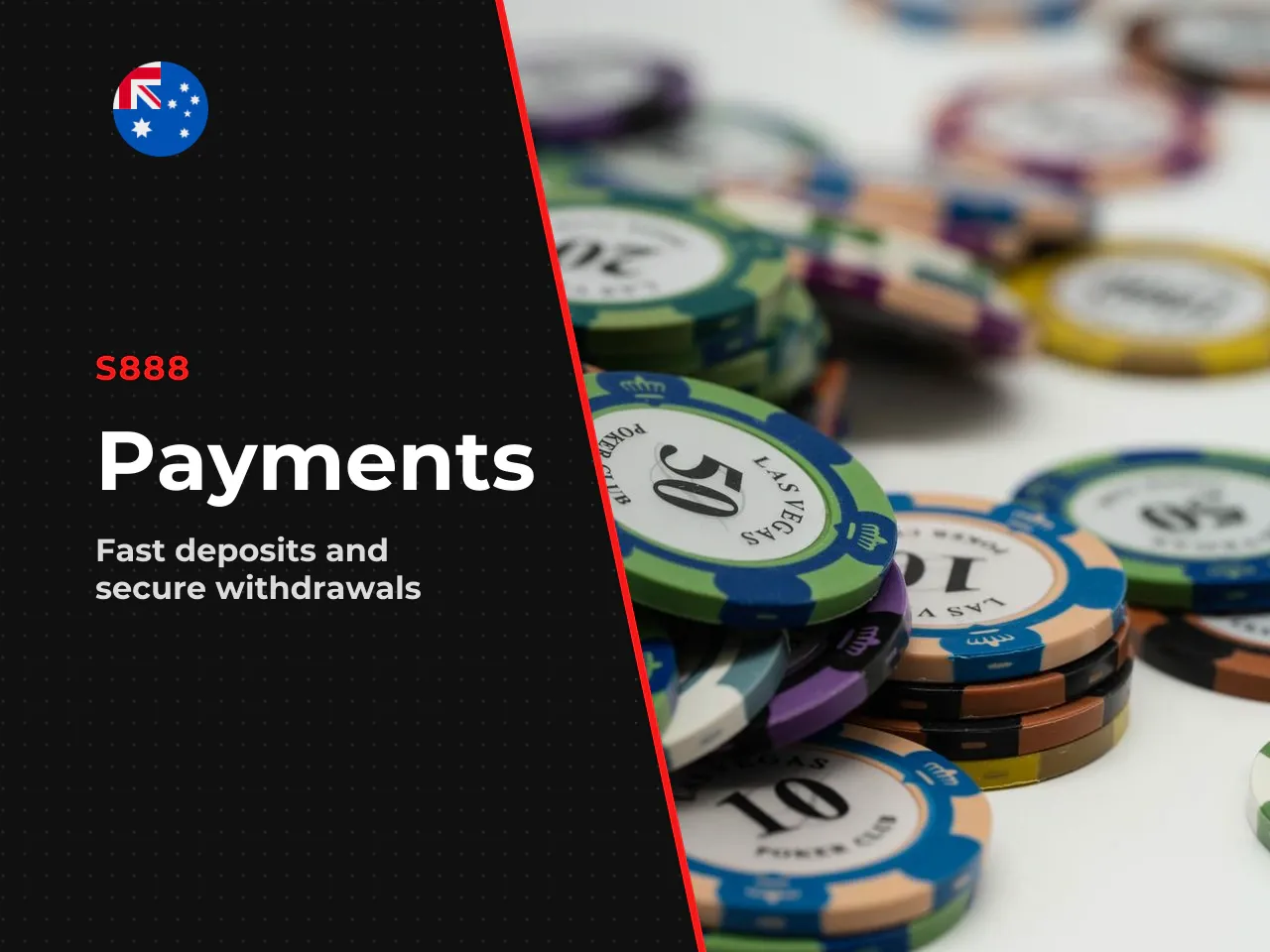4.1 Registration, deposit and available payment