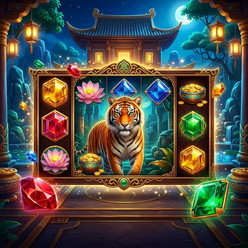 Tiger Gems Slot (3 Oaks Gaming)
